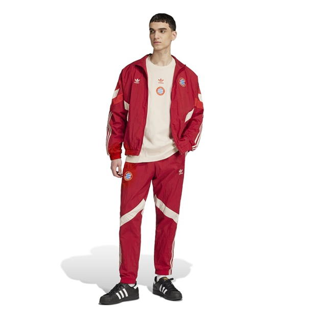 Pantaloni de trening adidas Bayern Munich Originals pentru adulti maro inchis