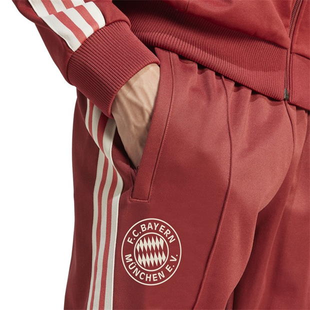 Pantaloni de trening adidas Bayern Munich Originals pentru adulti mystery rosu