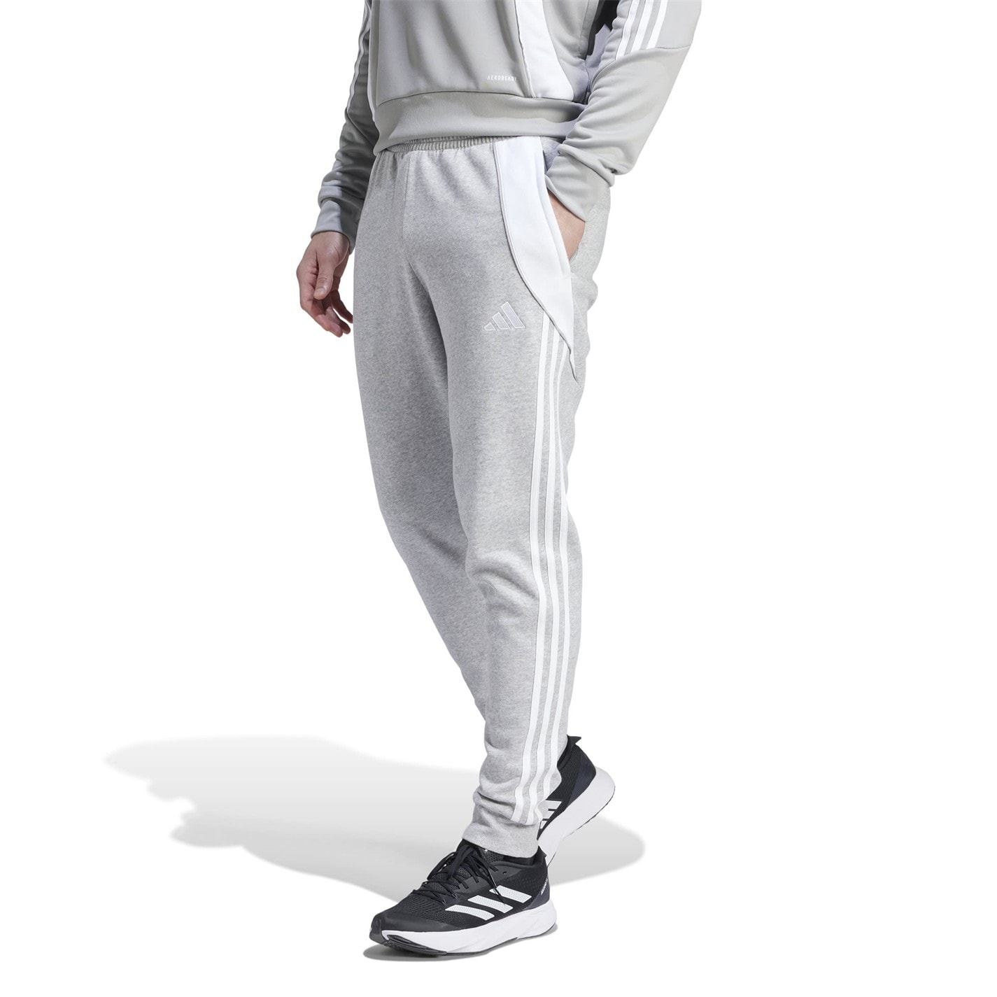 Pantaloni de trening adidas Tiro 24 pentru Barbati gri hthr alb