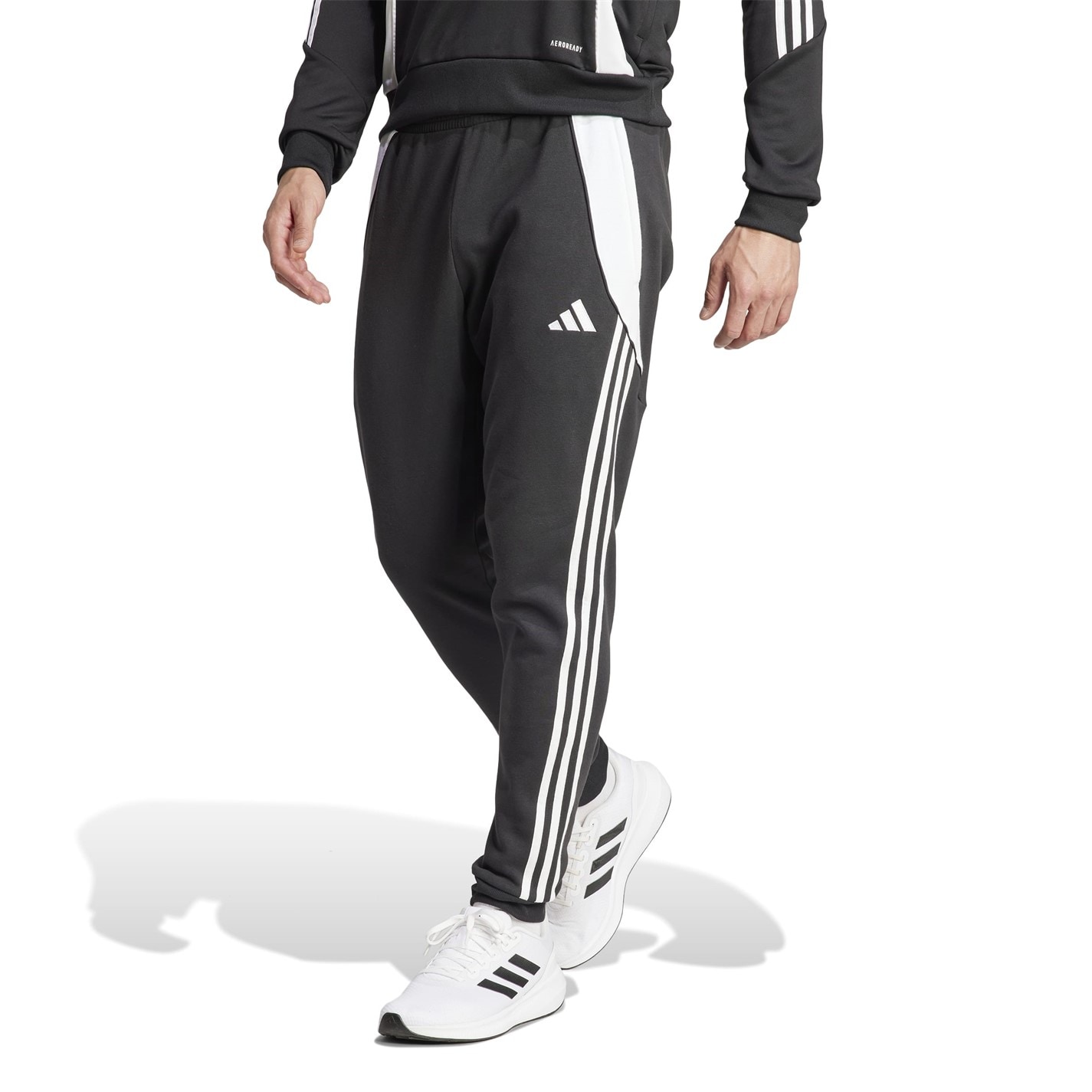 Pantaloni de trening adidas Tiro 24 pentru Barbati negru alb