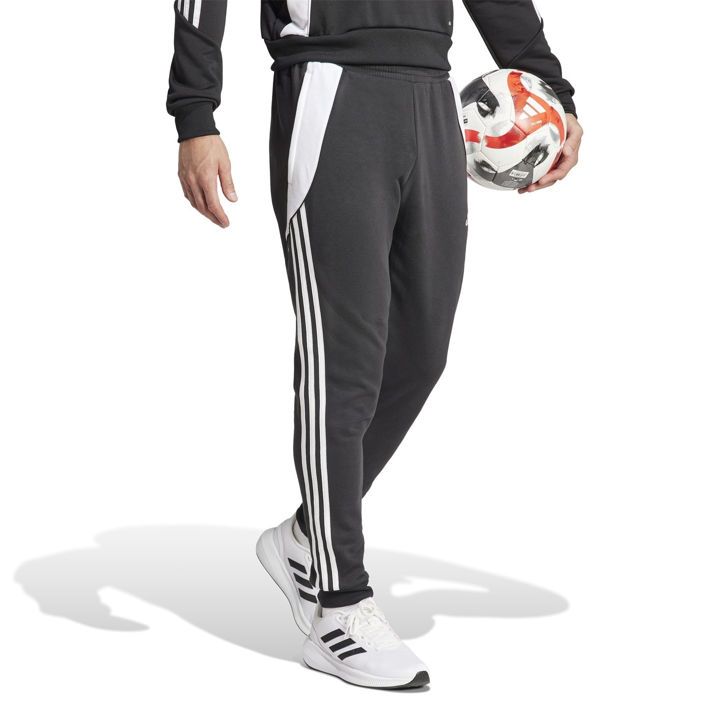 Pantaloni de trening adidas Tiro 24 pentru Barbati negru alb