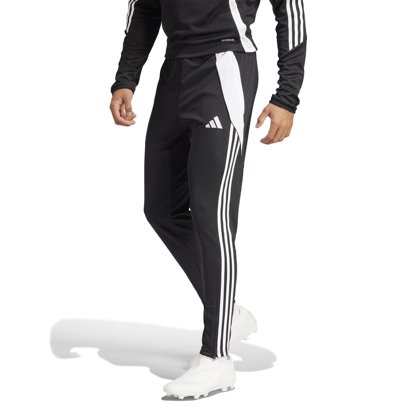 Pantaloni de trening adidas Tiro 24 Slim antrenament negru alb