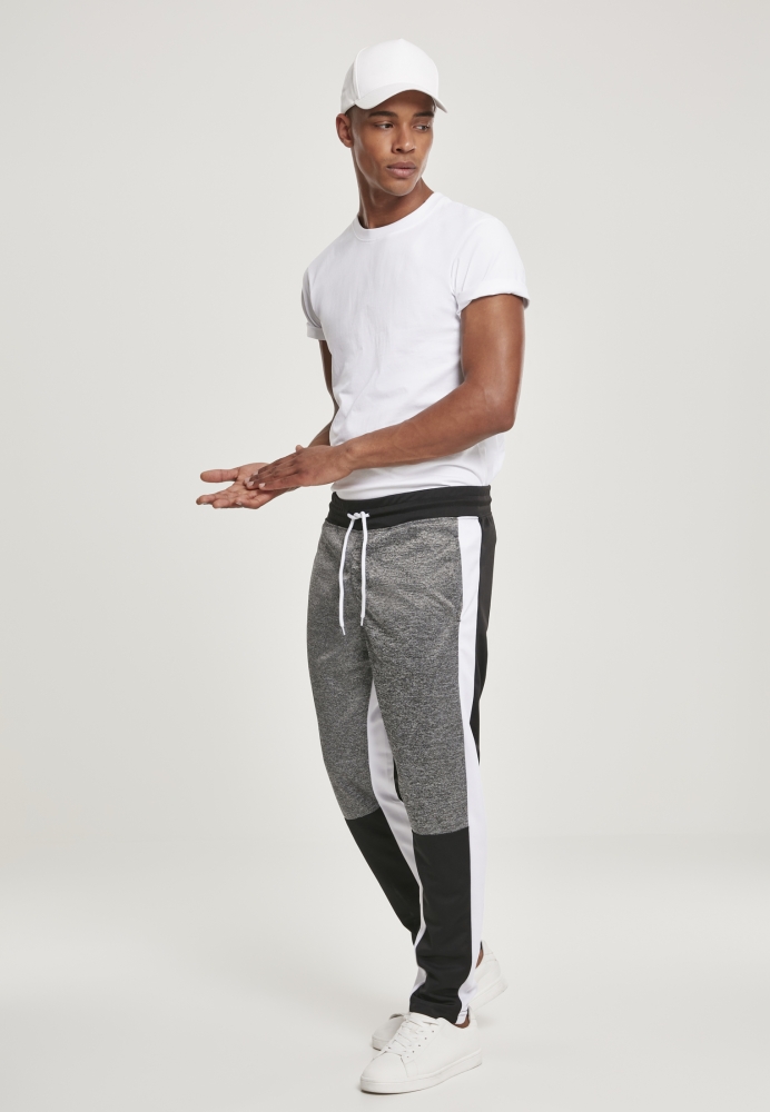 Pantaloni de trening Color Block Marled gri negru Southpole