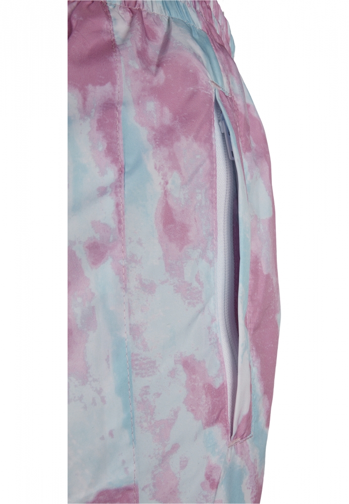 Pantaloni de trening Tie Dye pentru Femei albastru roz Urban Classics