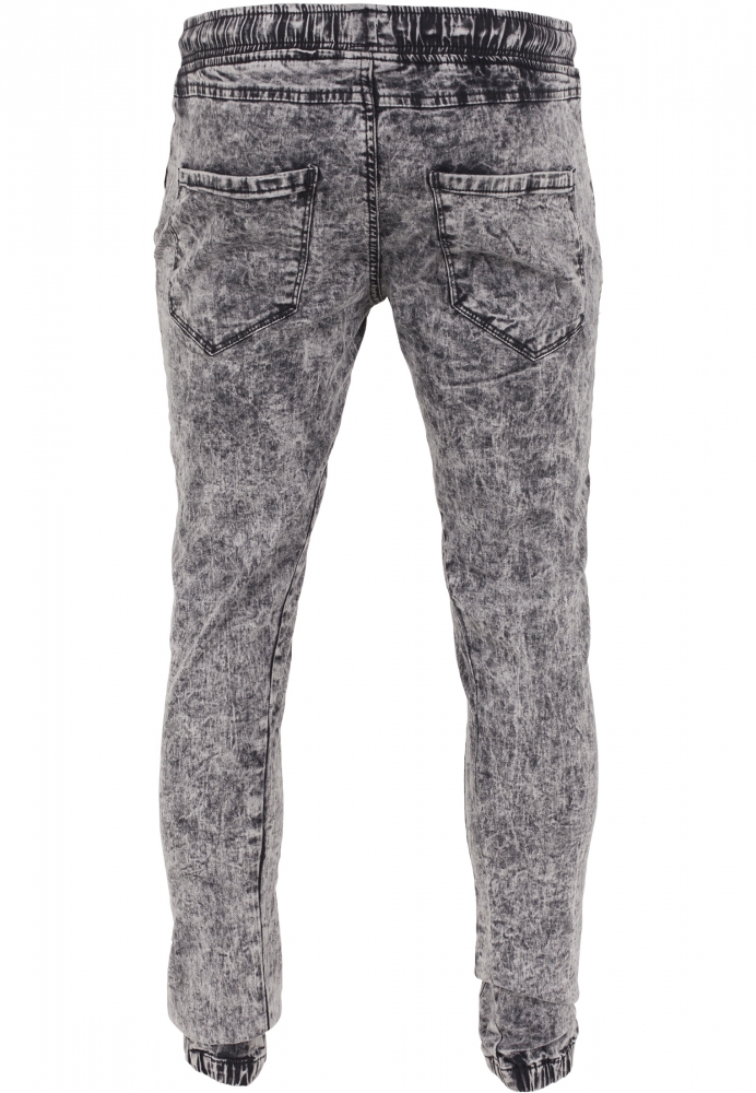 Pantaloni denim barbati acid negru Urban Classics