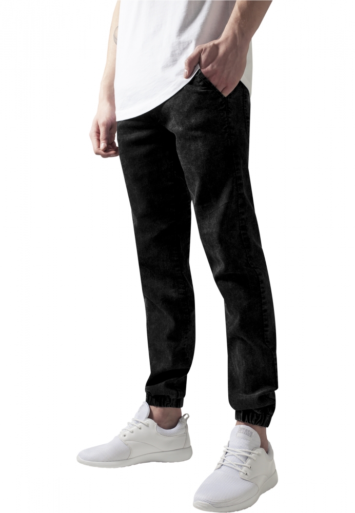 Pantaloni denim barbati negru washed Urban Classics