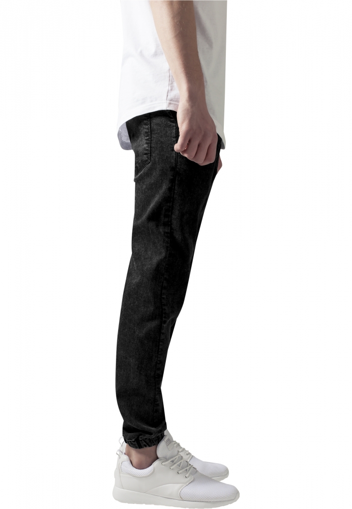 Pantaloni denim barbati negru washed Urban Classics