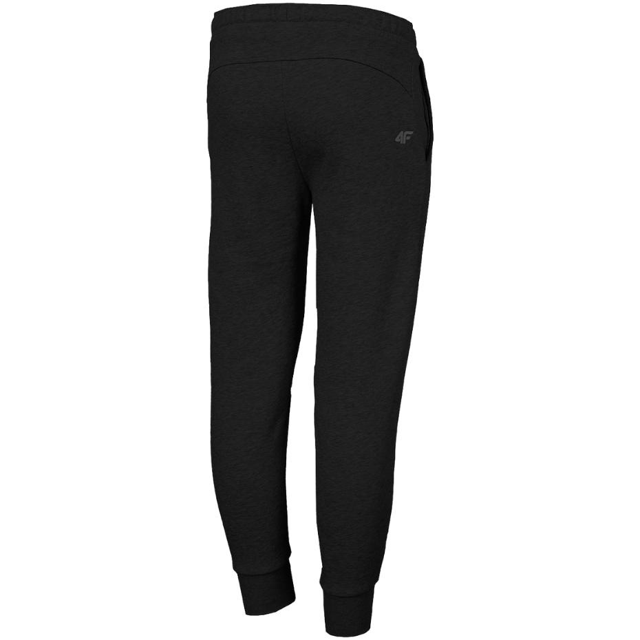 Pantaloni For 4F negru intens HJL22 JSPDD001 20S pentru fete