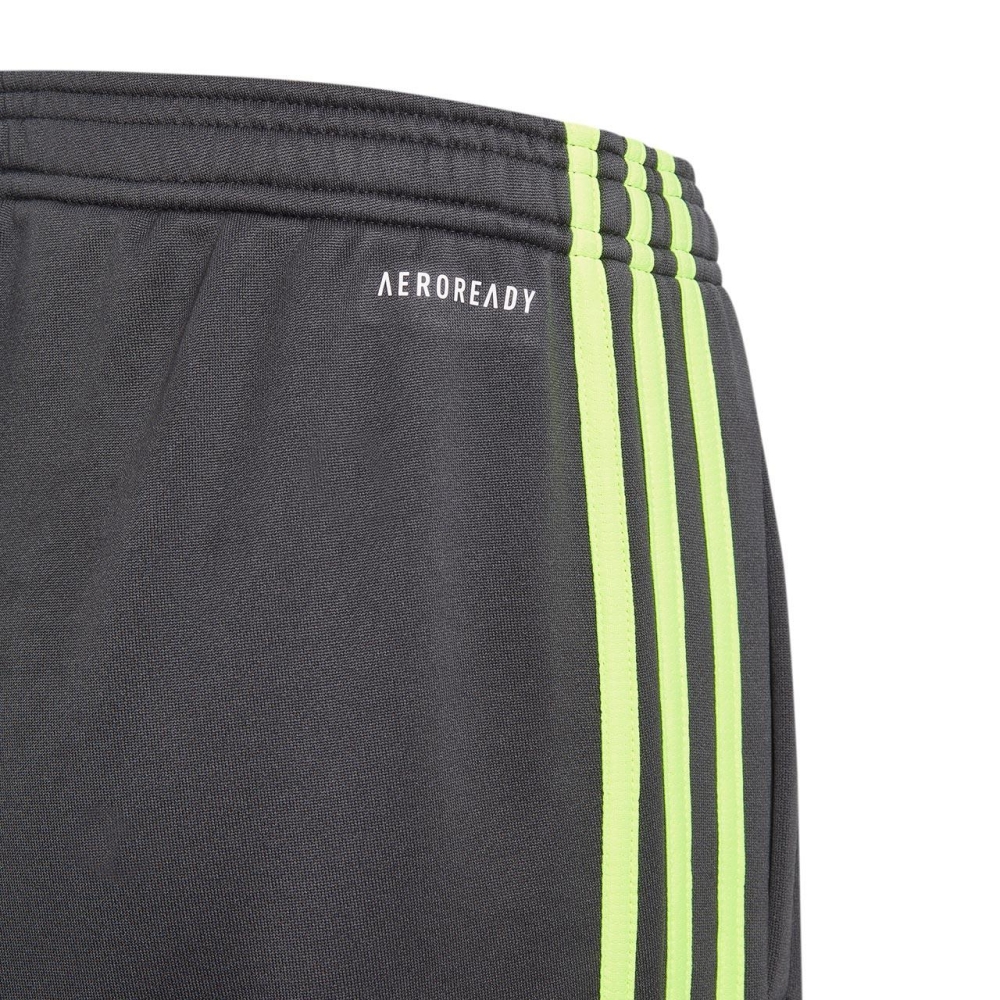 Pantaloni for adidas Train Essentials Aeroready negru and verde HZ0087 pentru Copii