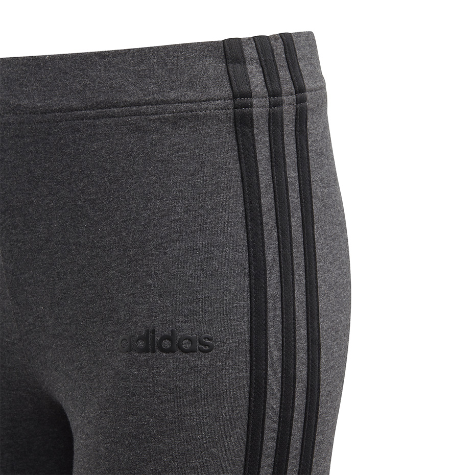 Pantaloni For Adidas YG 3S E Tight gri FQ4136 pentru Copii