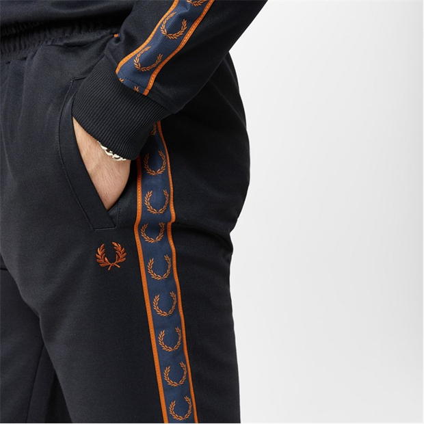 Pantaloni Fred Perry Fred Taped Track pentru barbati bleumarin s73