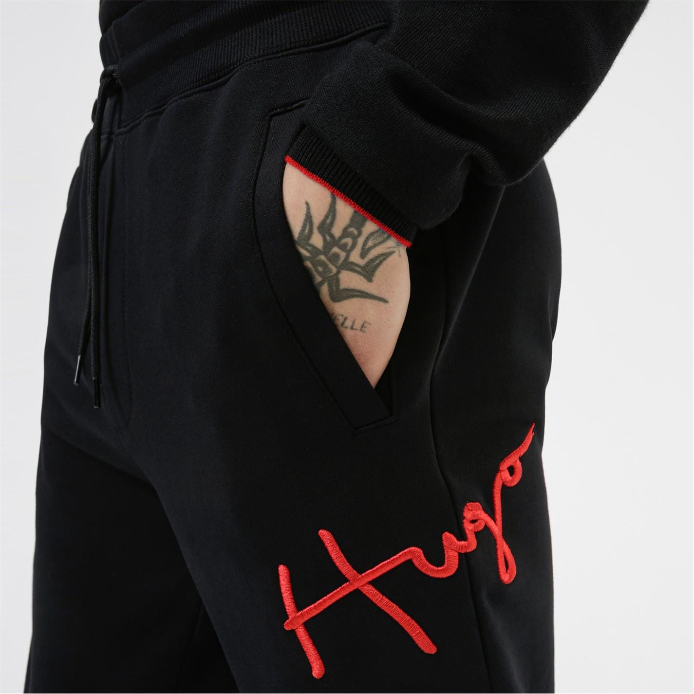 Pantaloni Hugo Hugo Dartini negru