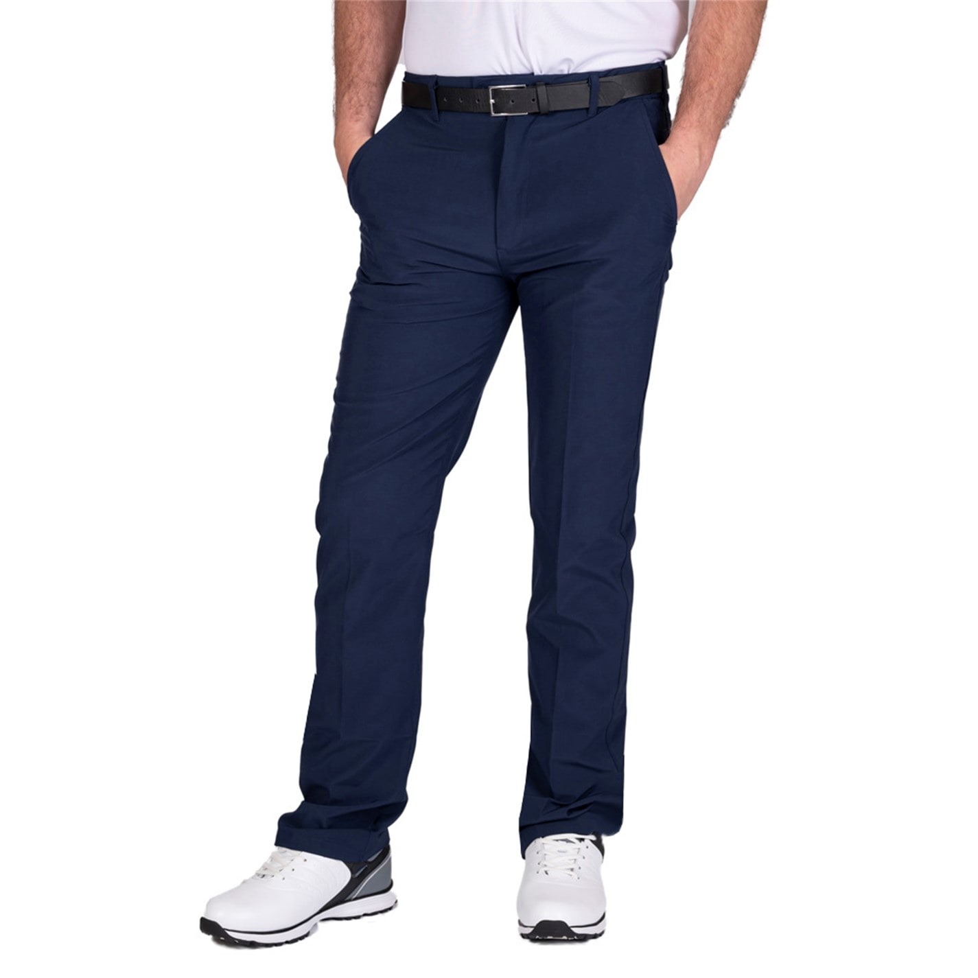 Pantaloni Island verde Golf Stretch conici pentru Barbati inchis bleumarin