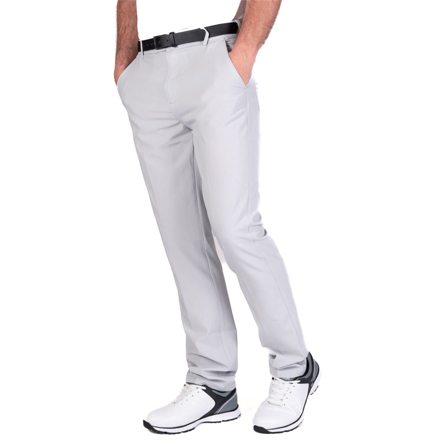 Pantaloni Island verde Golf Tour Stretch conici pentru Barbati lt gri