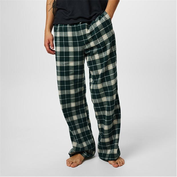 Pantaloni Jack Wills Flannel Check verde chk