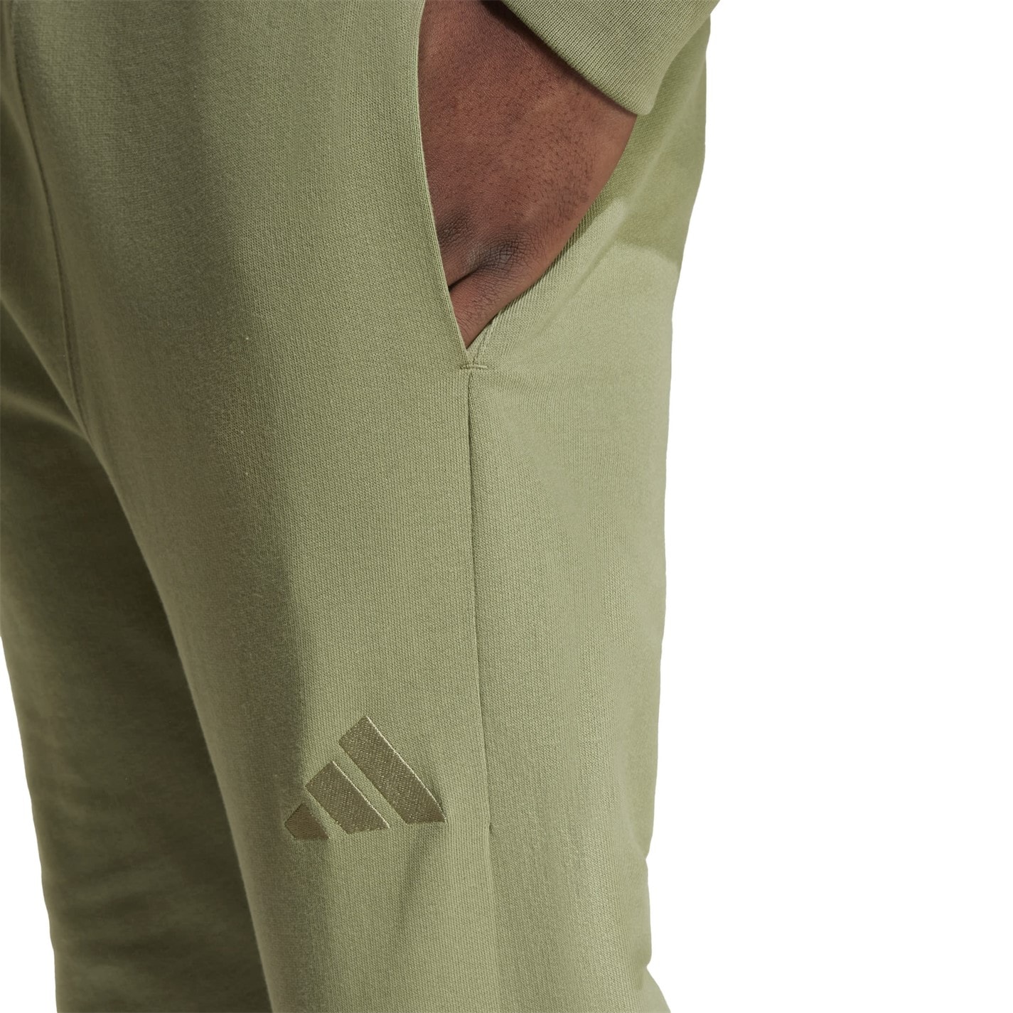 Pantaloni jogging adidas ALL SZN French Terry pentru Barbati kaki verde