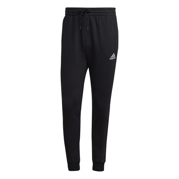 Pantaloni jogging adidas conici pentru Barbati negru alb