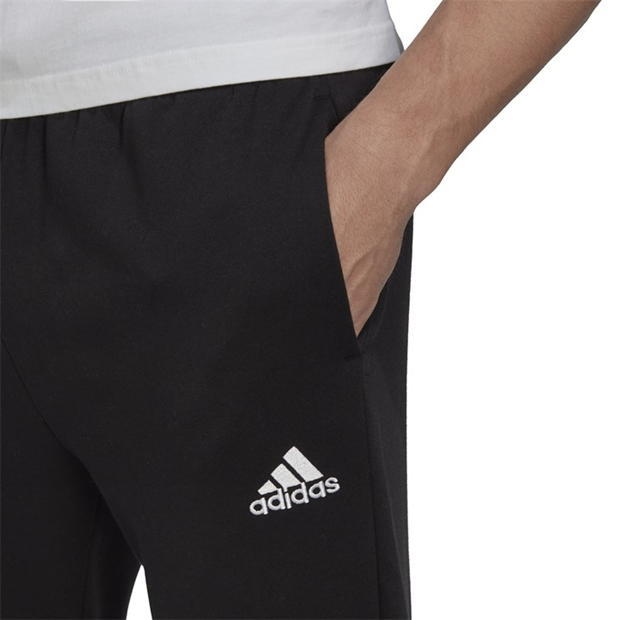 Pantaloni jogging adidas conici pentru Barbati negru alb