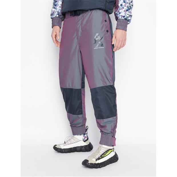 Pantaloni jogging ARMANI EXCHANGE AX pentru barbati verde violet