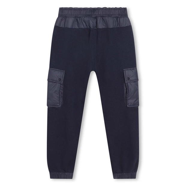 Pantaloni jogging Boss Boss Logo copii bleumarin