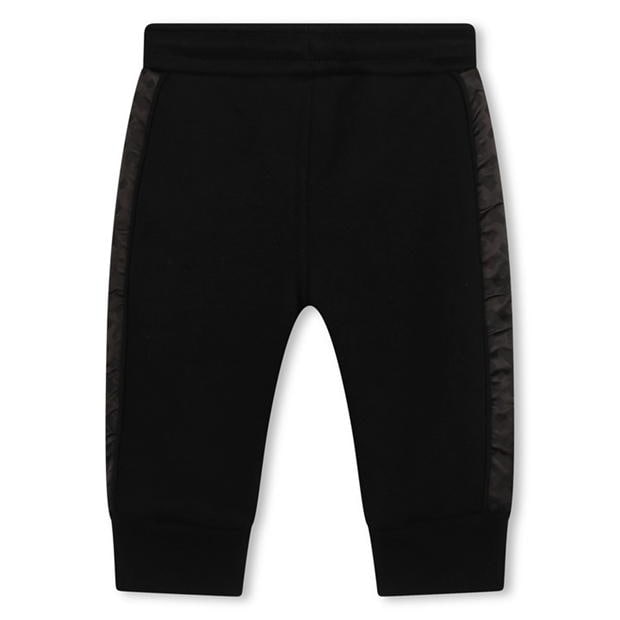 Pantaloni jogging Boss Logo pentru Bebelusi negru 09b