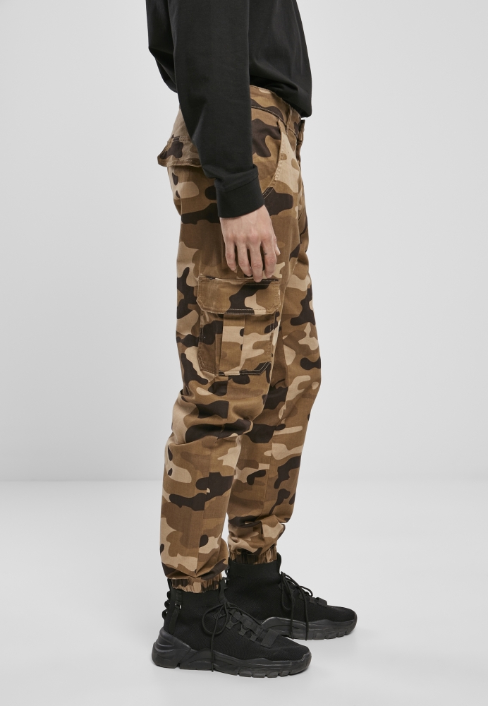 Pantaloni jogging Camo Cargo 2.0 camuflaj Urban Classics kaki