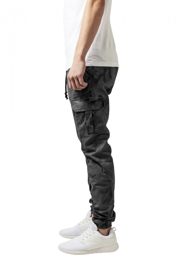 Pantaloni jogging Camo Cargo gri camuflaj Urban Classics