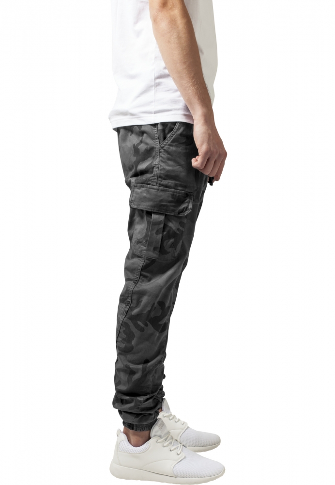 Pantaloni jogging Camo Cargo gri camuflaj Urban Classics