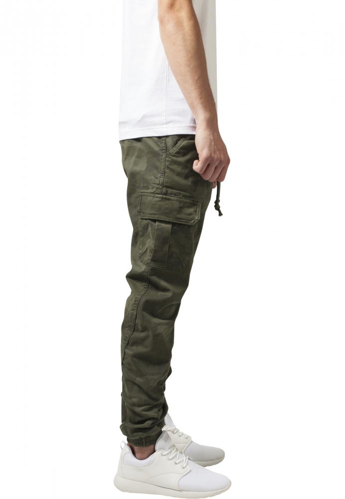 Pantaloni jogging Camo Cargo oliv camuflaj Urban Classics