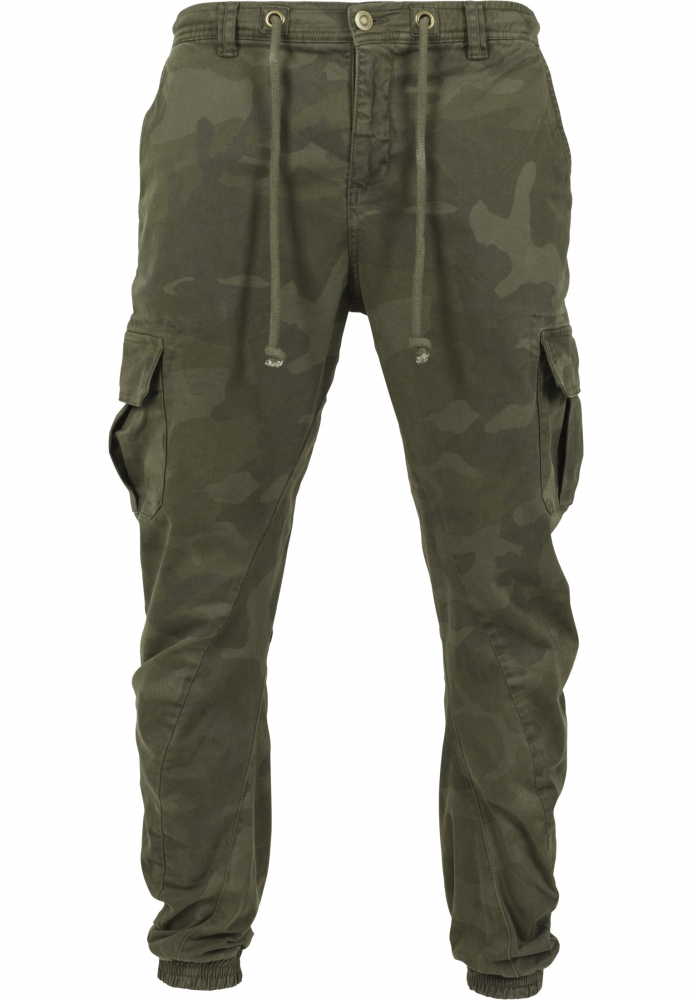 Pantaloni jogging Camo Cargo oliv camuflaj Urban Classics