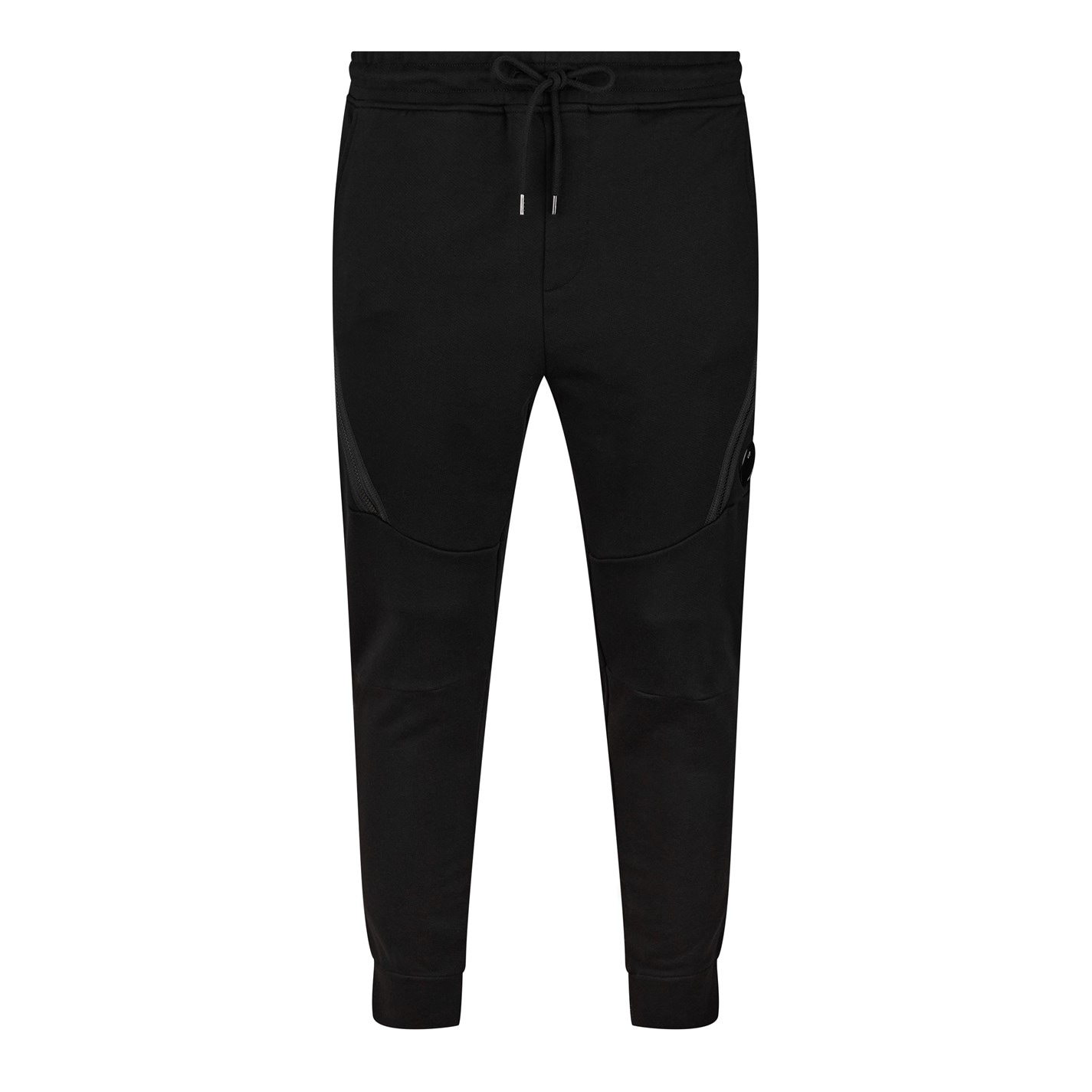 Pantaloni jogging CP Company Fleece conici negru