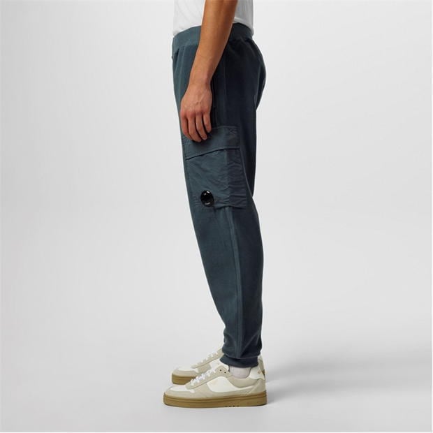 Pantaloni jogging CP COMPANY Reversed Emerized albastru