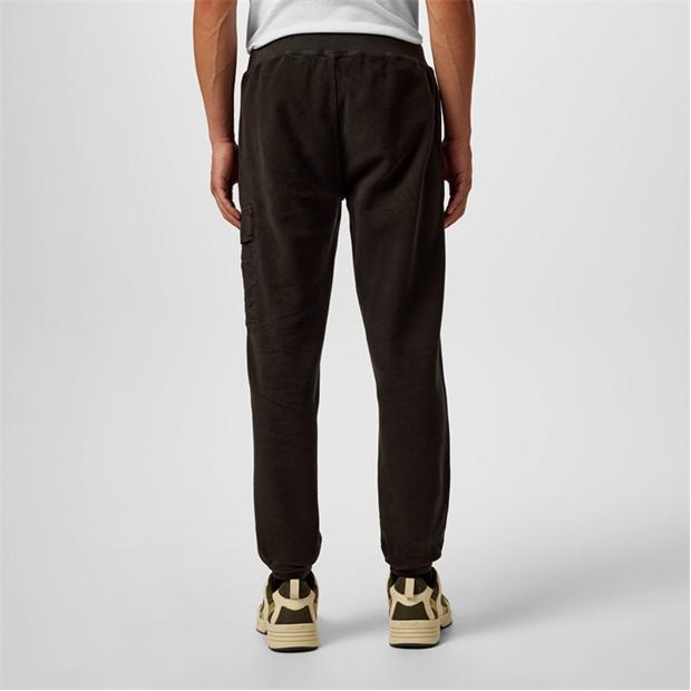 Pantaloni jogging CP COMPANY Reversed Emerized oliv bleumarin