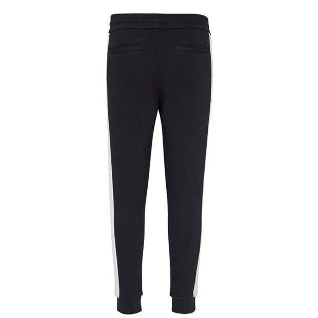 Pantaloni jogging Emporio Armani Logo bleumarin alb f908