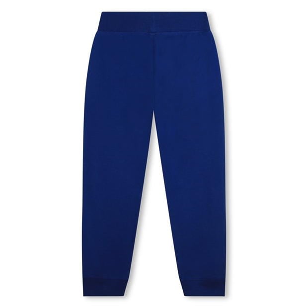 Pantaloni jogging HUGO Logo pentru copii albastru