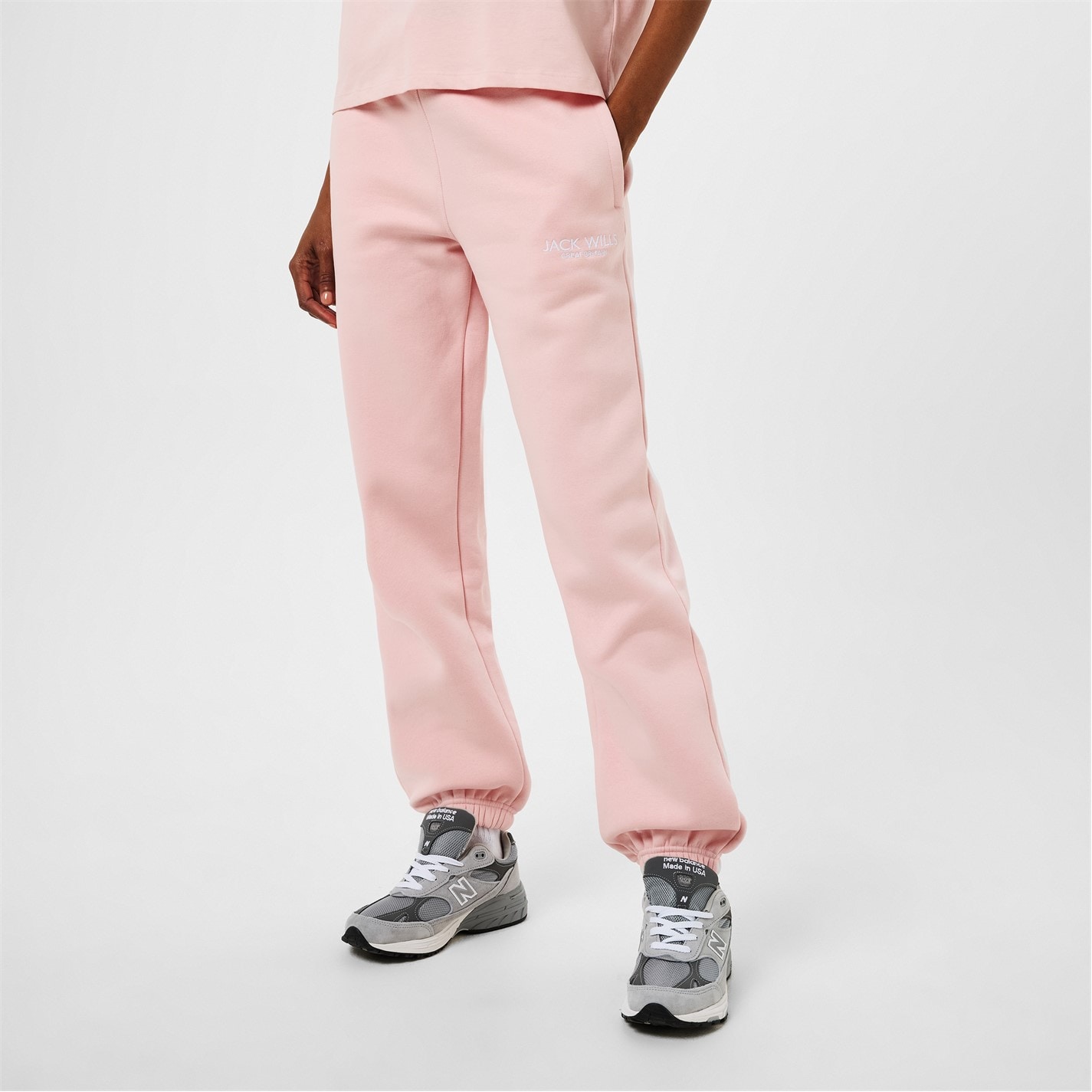 Pantaloni jogging Jack Wills Bayton Relaxed soft roz