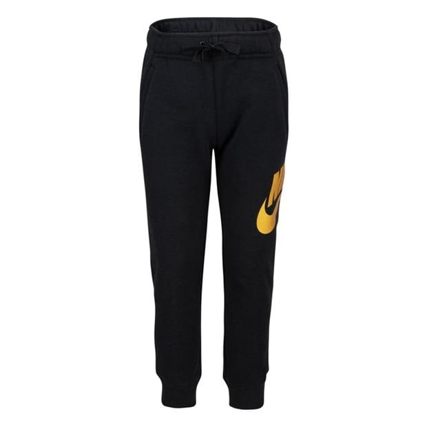 Pantaloni jogging Nike Club baietei negru metalgold