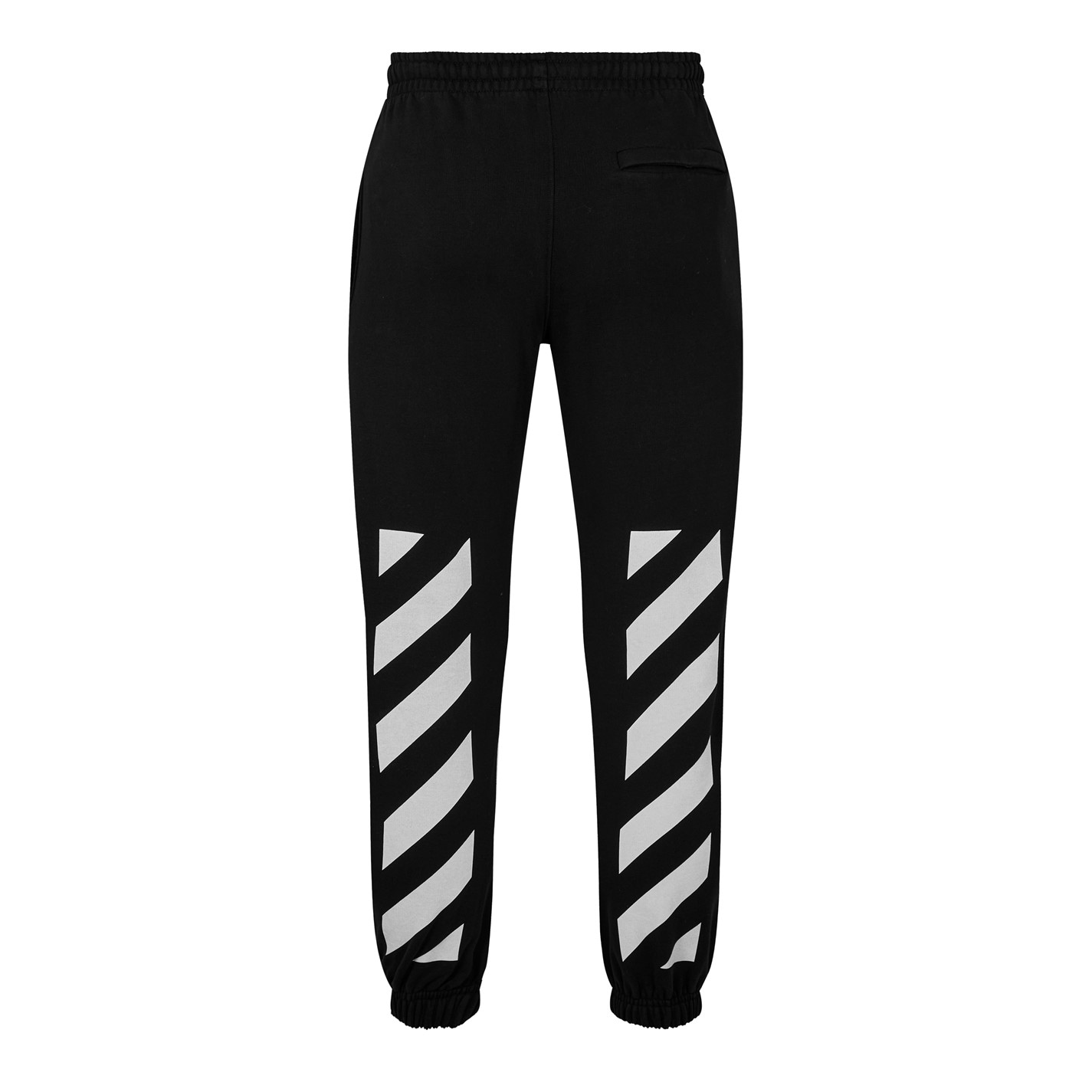 Pantaloni jogging OFF alb Diagonals negru