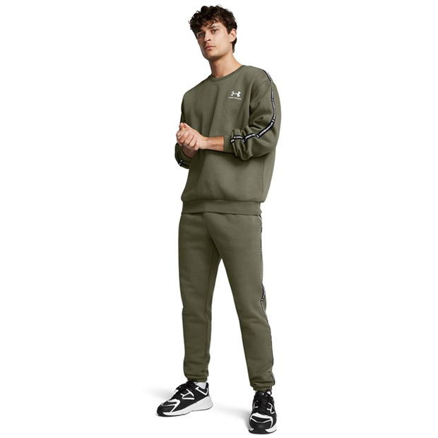 Pantaloni sport fleece conici Under Armour Icon pentru Barbati verde