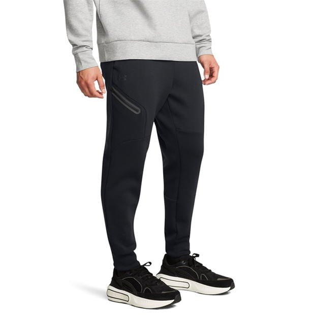 Pantaloni sport Pantaloni sport fleece Under ARMOUR Ua Unstoppable Eu pentru Barbati negru