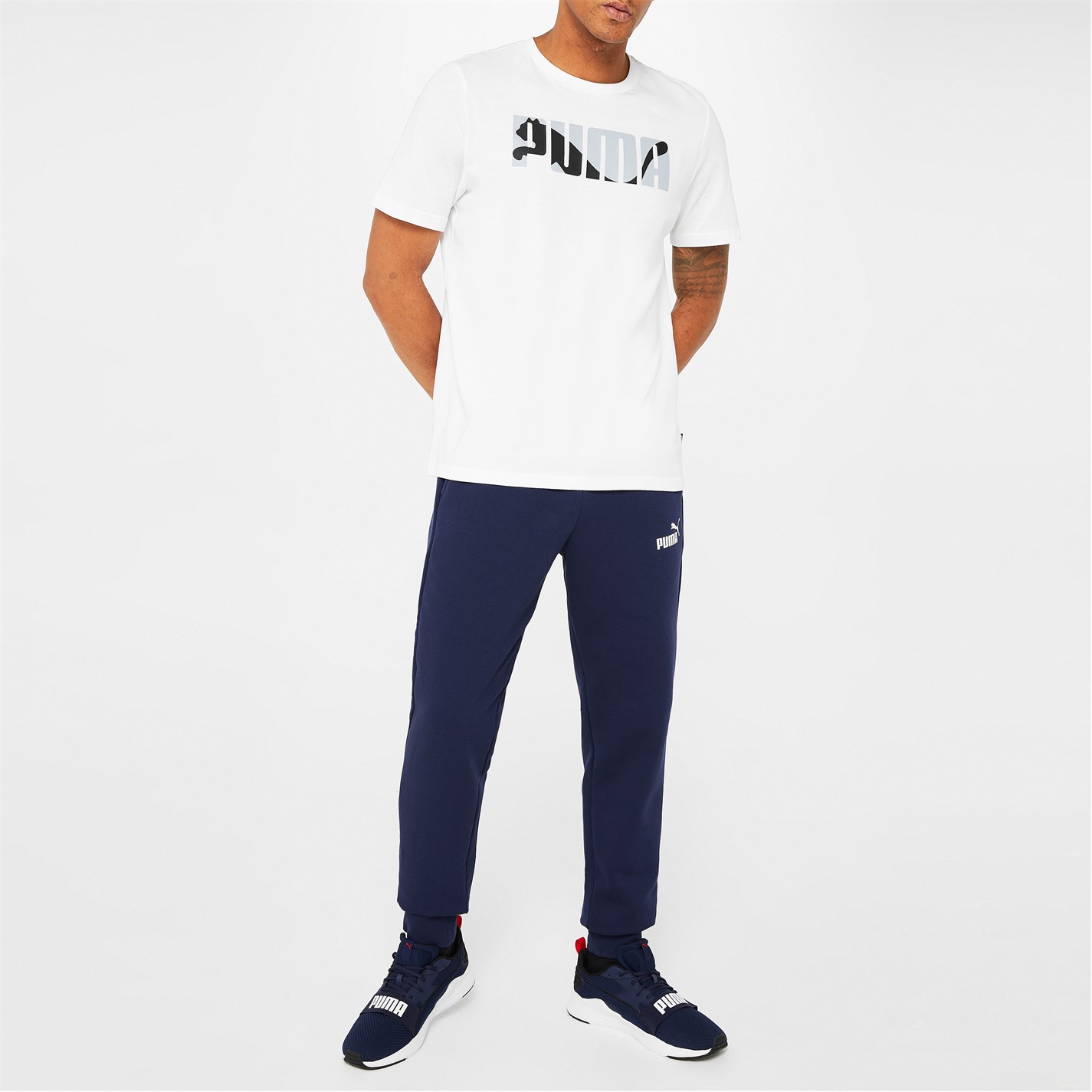 Pantaloni jogging Puma No 1 Logo pentru Barbati bleumarin