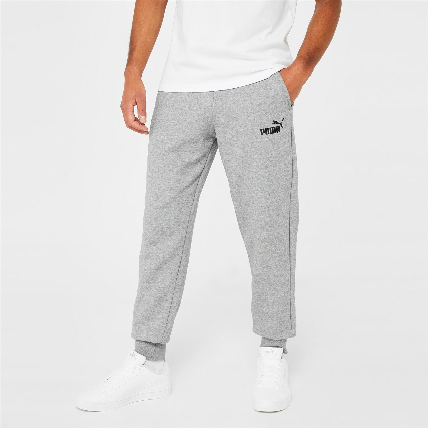 Pantaloni jogging Puma No 1 Logo pentru Barbati gri