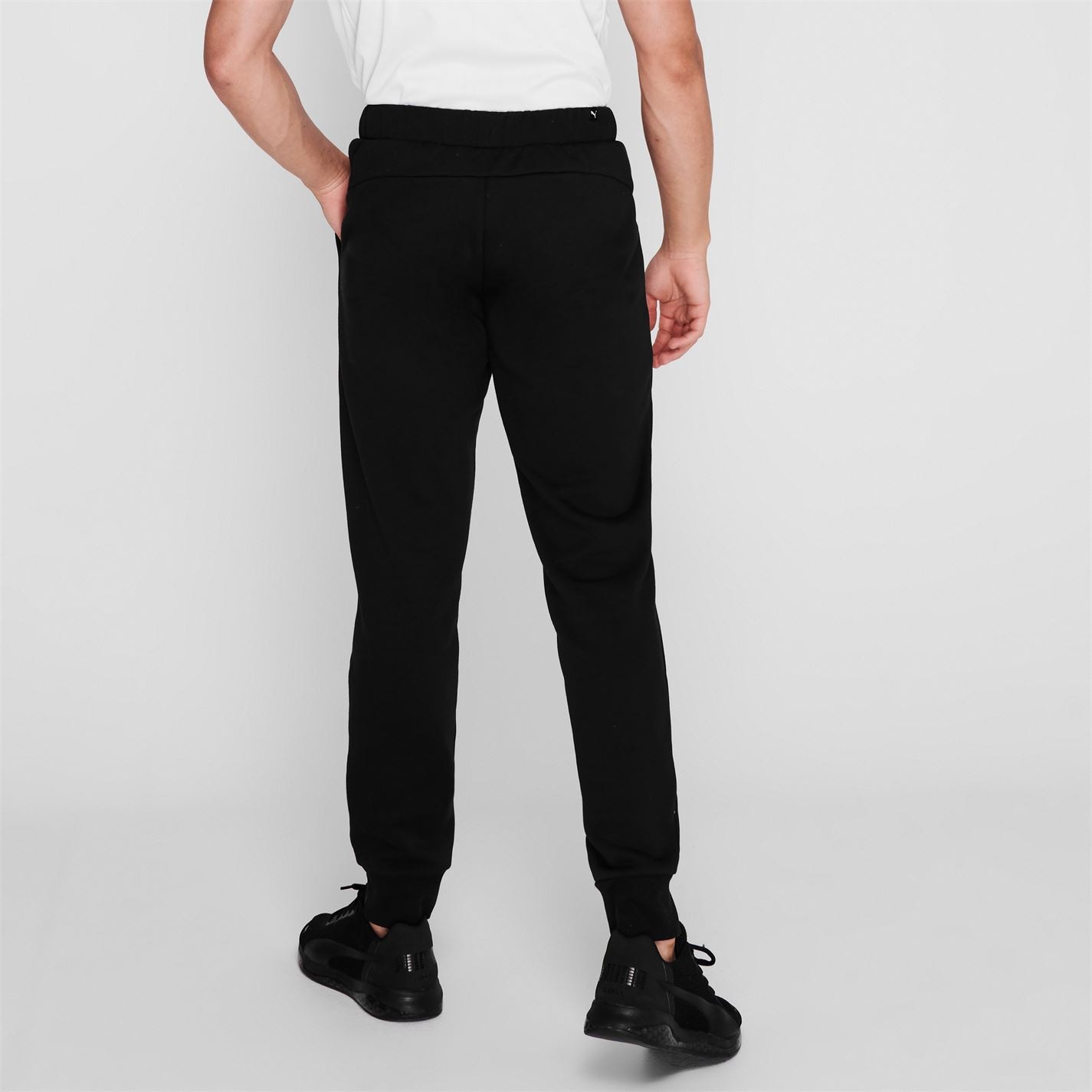 Pantaloni jogging Puma No 1 Logo pentru Barbati negru alb