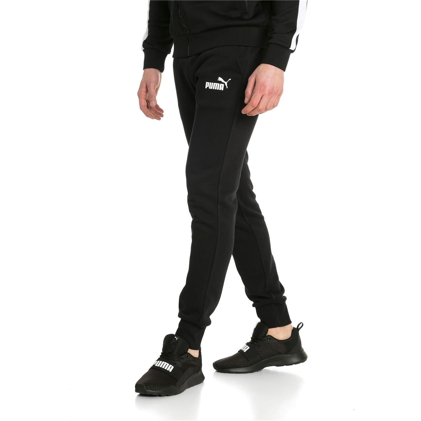 Pantaloni jogging Puma No 1 Logo pentru Barbati negru alb