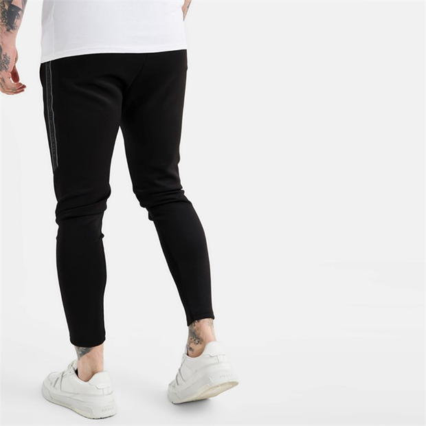 Pantaloni jogging SikSilk pentru barbati negru