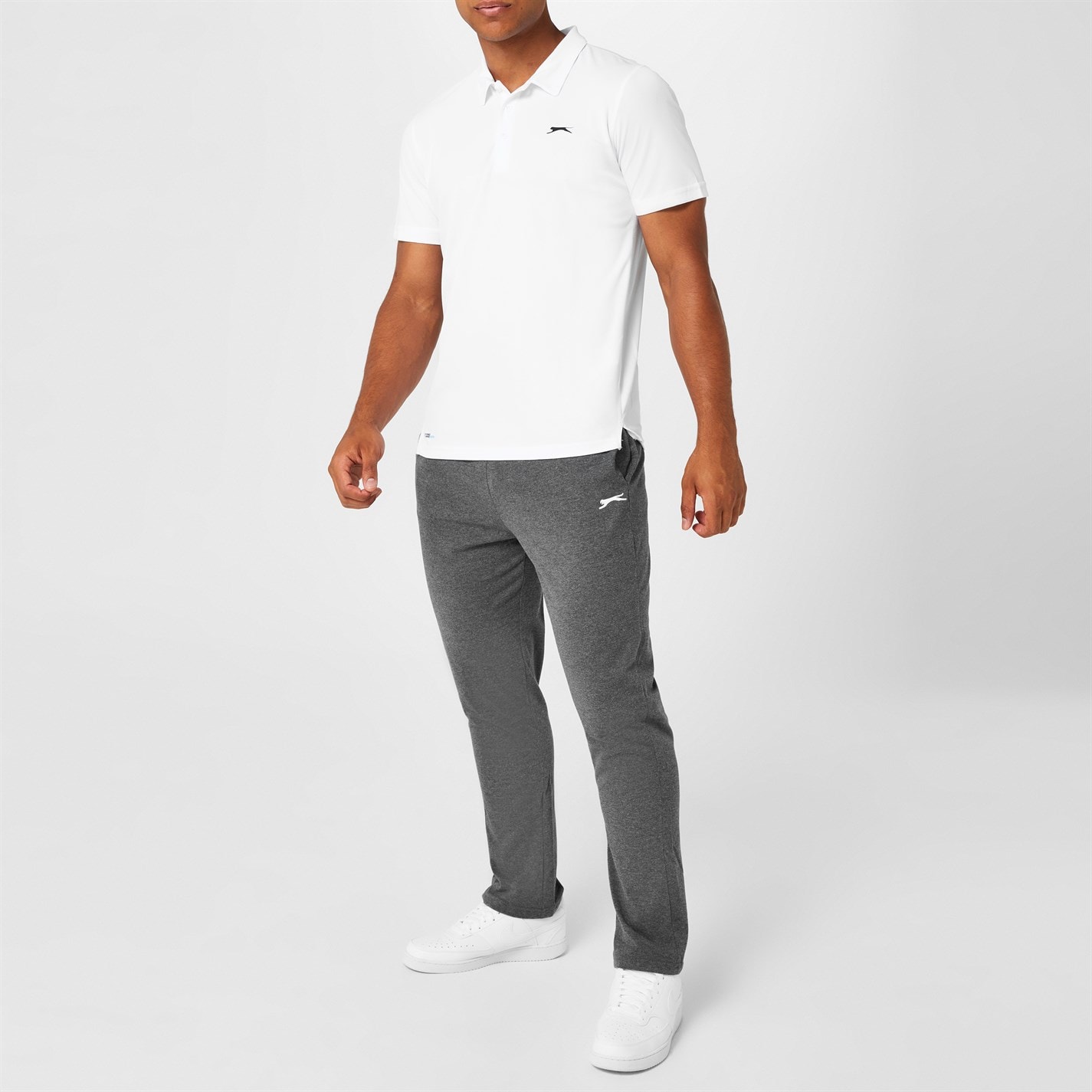 Pantaloni jogging Slazenger Jersey pentru Barbati gri carbune