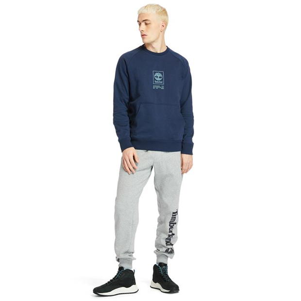 Pantaloni jogging Timberland Logo med gri hthr