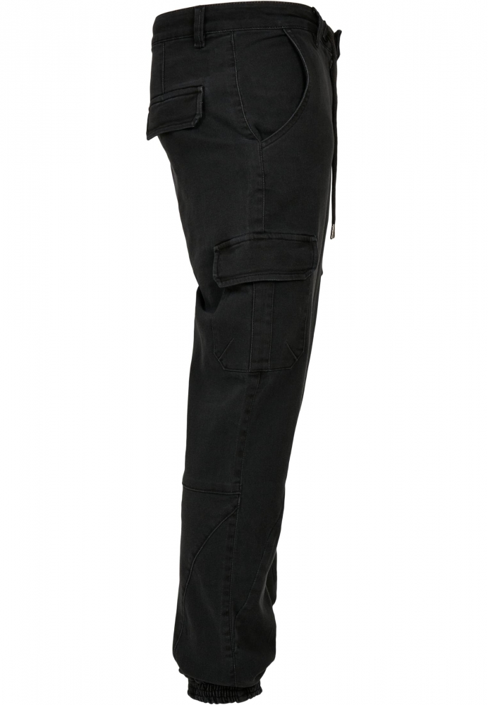 Pantaloni jogging tricot Cargo negru Urban Classics