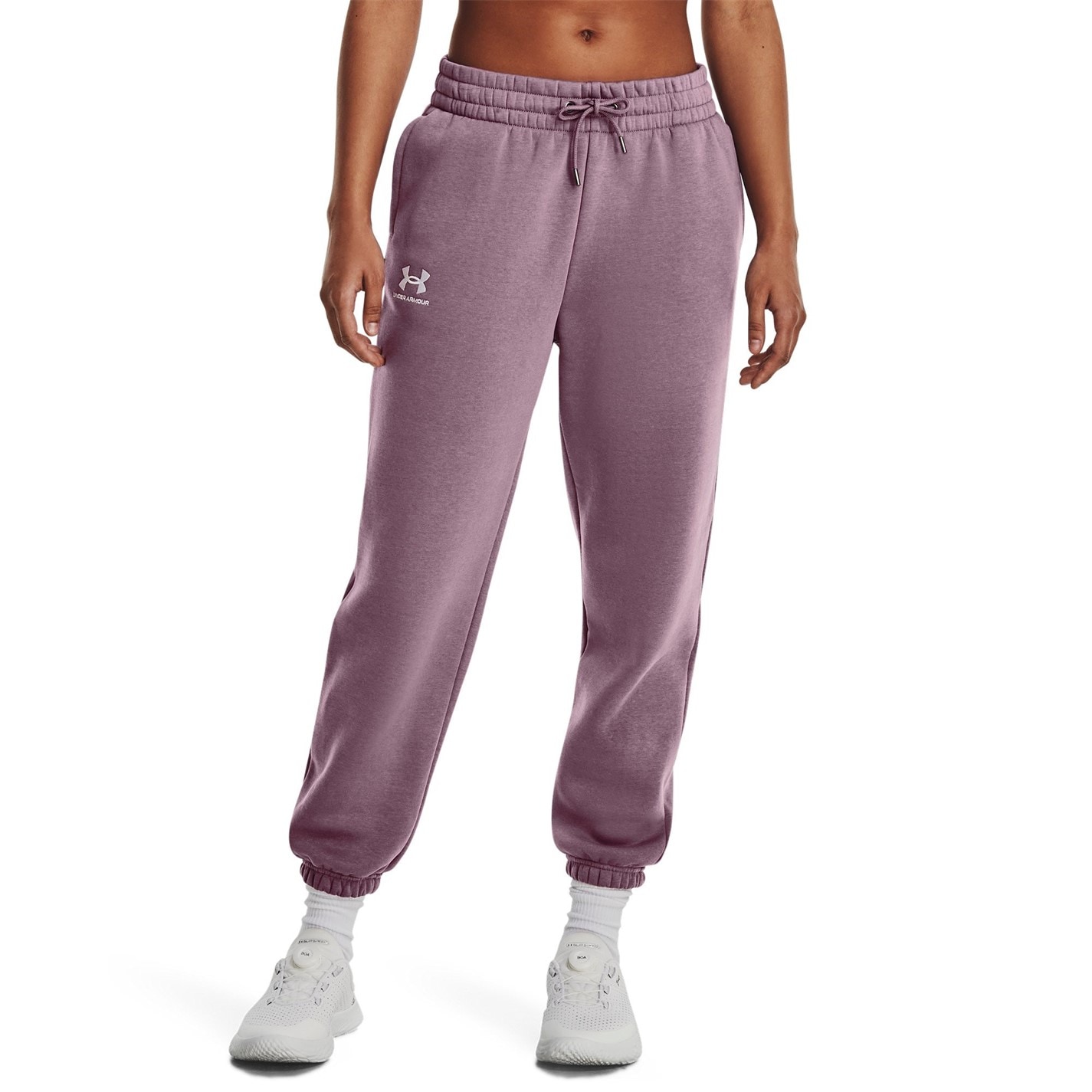 Pantaloni jogging Under Armour Essential pentru femei mov