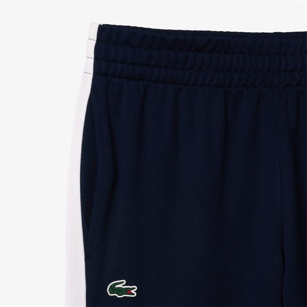 Pantaloni de trening Lacoste tenis bleumarin albastru alb